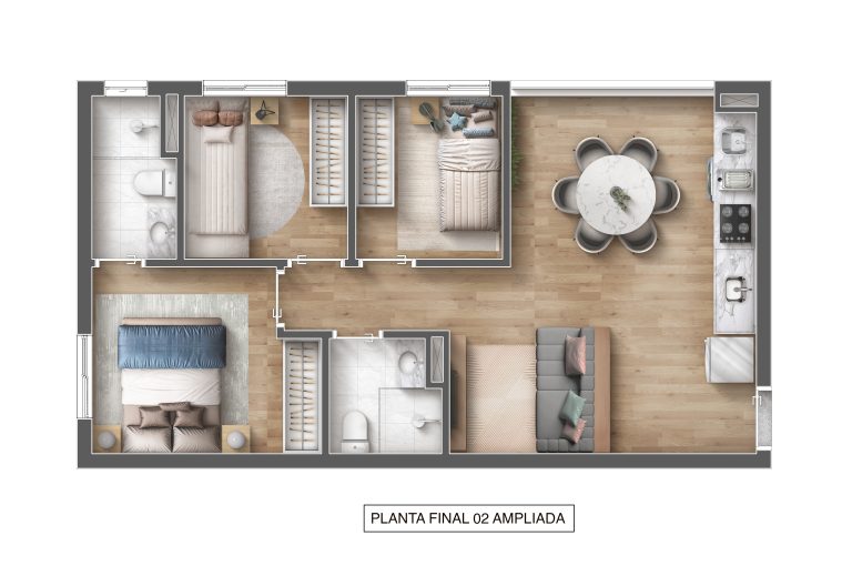Apartamentos de 39m² a 87m² em Santana