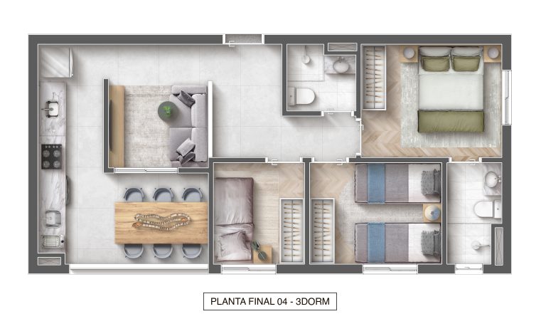 Apartamentos de 39m² a 87m² em Santana
