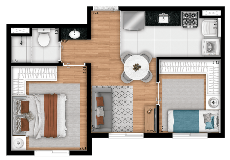 Oportunidade! 2 Quartos no Tucuruvi – Em Obras, Minha Casa Minha Vida .