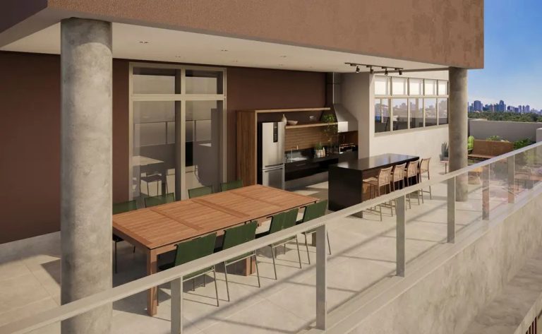 5 Min do Metrô com Varanda Gourmet e Suíte – 2 e 3 Dorms