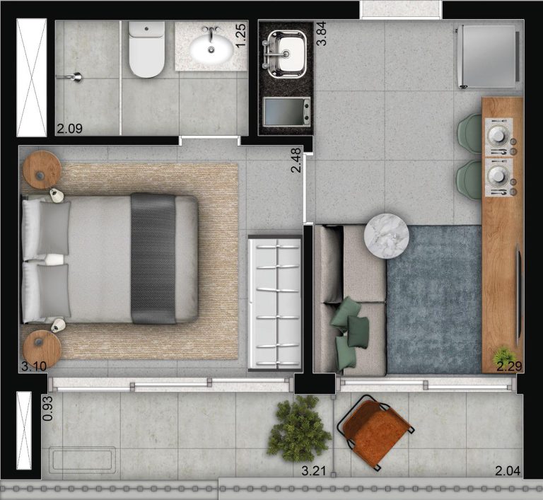 Studios e Apartamentos de 1 a 3 Dorms com Lazer Completo na Vila Mariana!