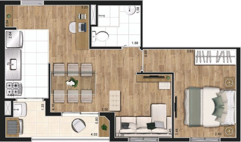 Mandaqui – 2 Dorms com Terraço Gourmet e Clube de Lazer Completo.