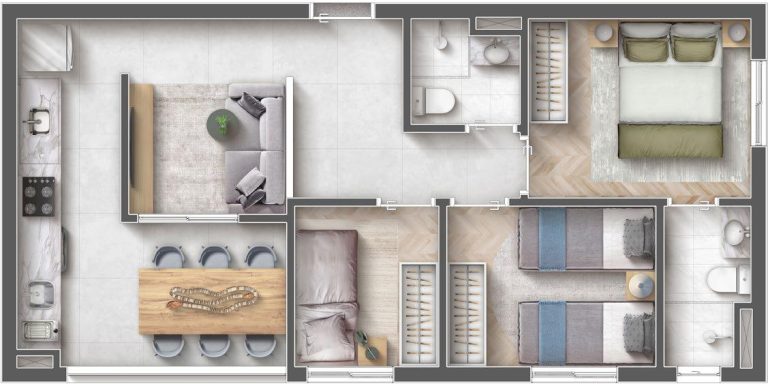Apartamentos de 39m² a 87m² em Santana